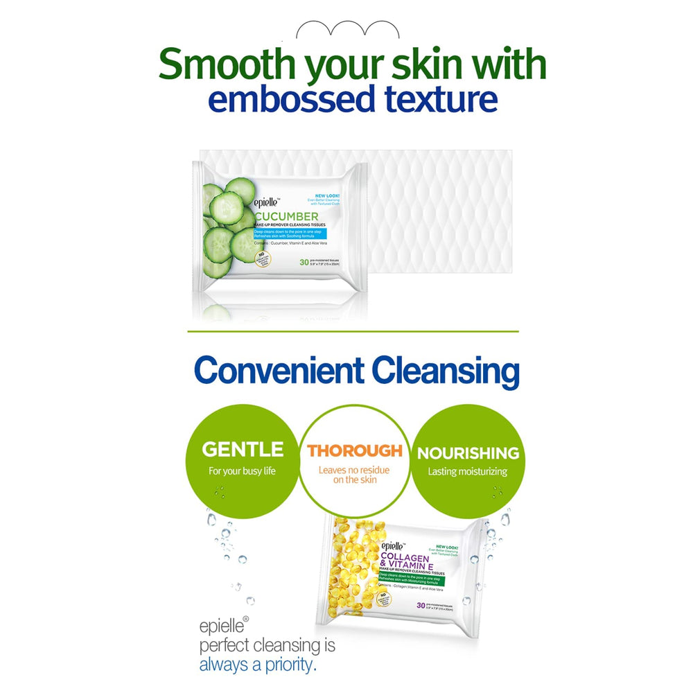 Epielle makeup remover wipes travel bundle ideal for stocking stuffers
