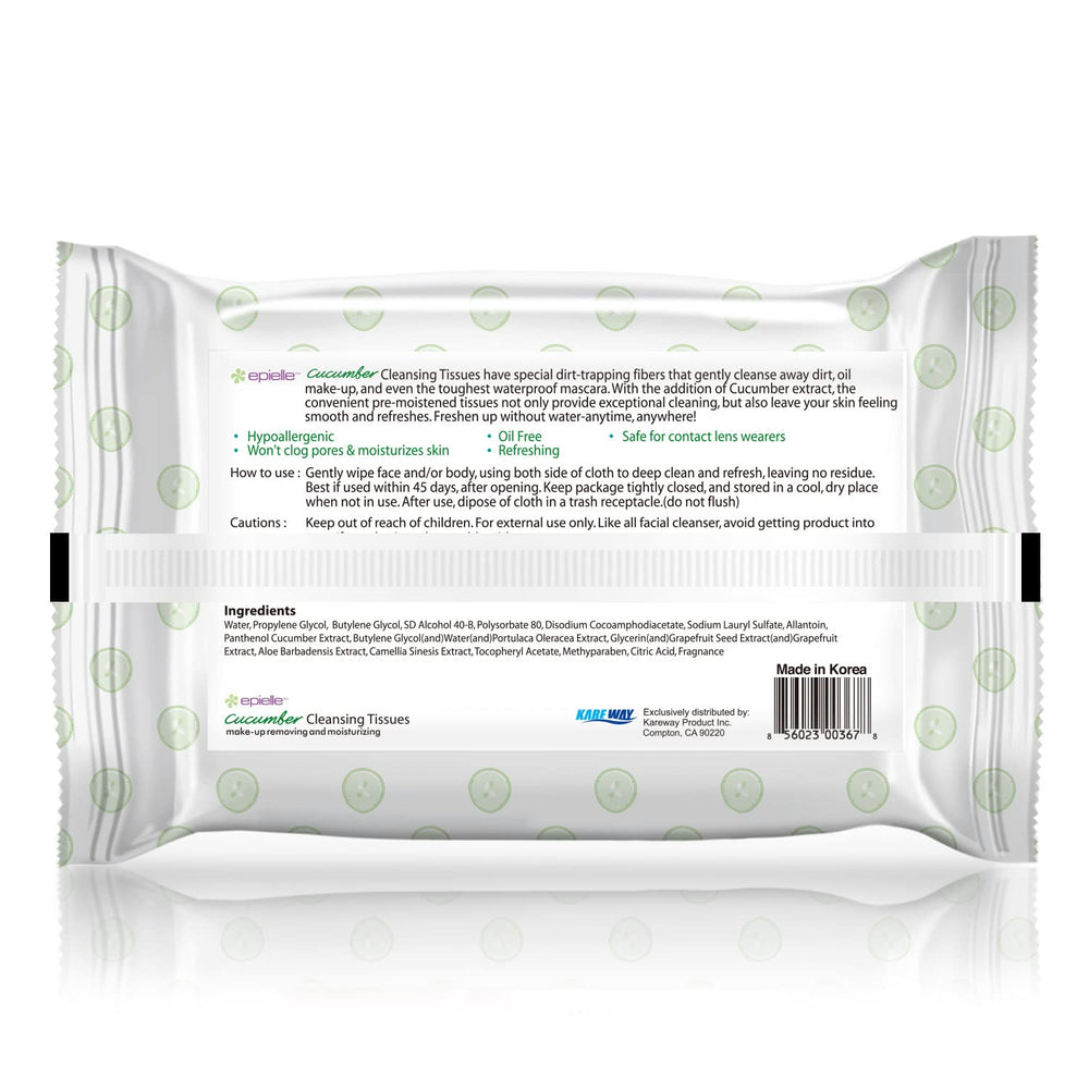 Epielle makeup remover wipes travel-friendly packaging for gym trips