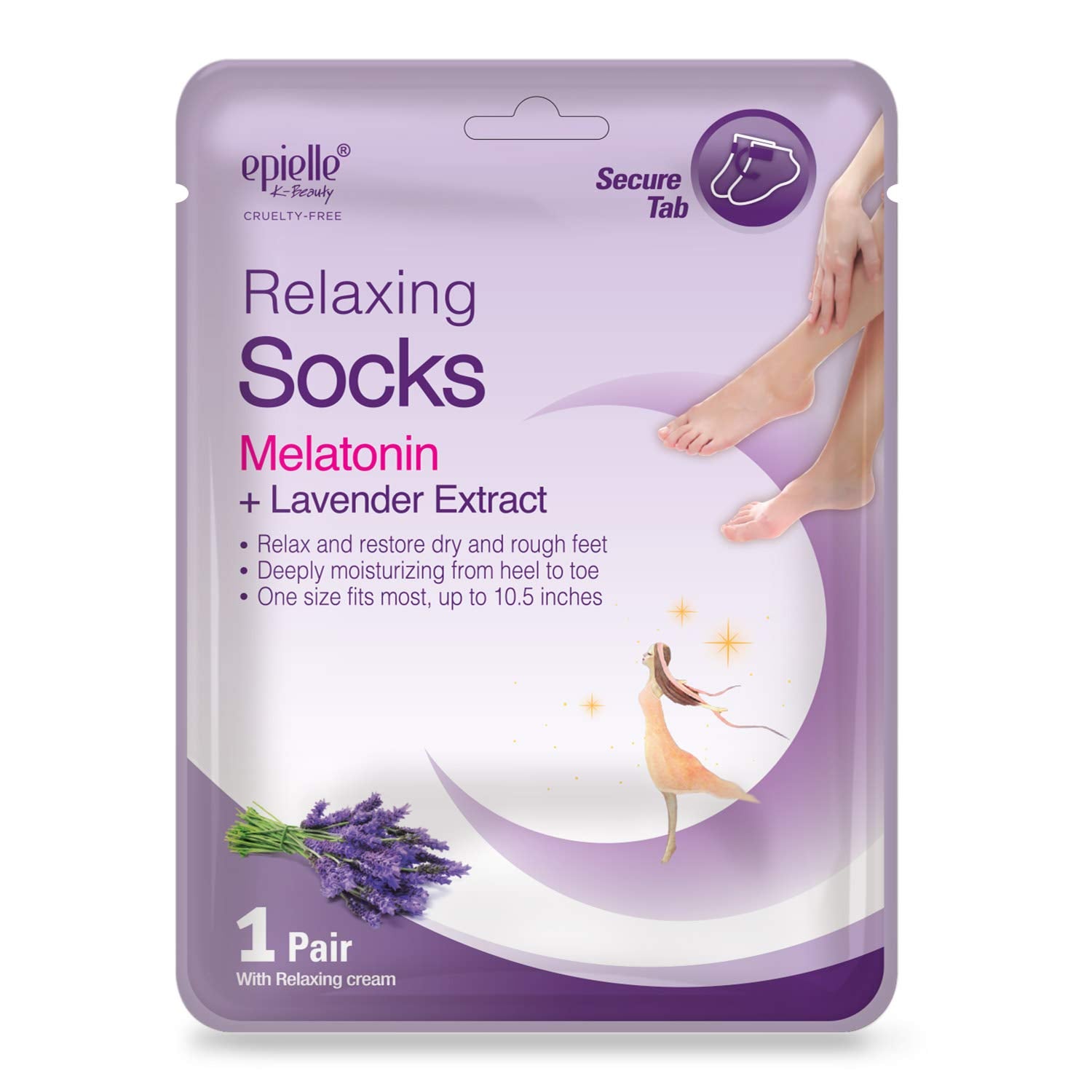 Epielle nourishing hemp socks closeup showing moisture-rich texture