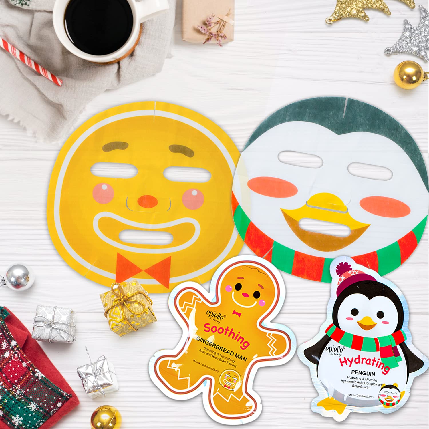 Epielle Reindeer mask pack purifies skin for a clear glow.