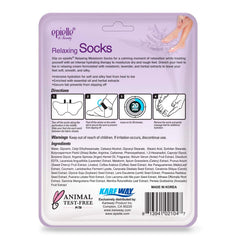 Epielle Relaxing Foot Mask melatonin-lavender image focusing on soothing ingredients