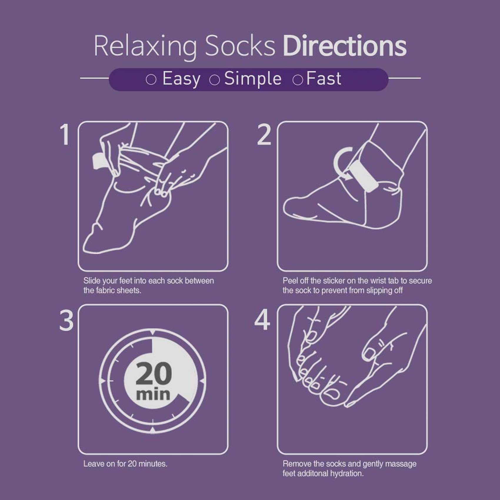 Epielle Relaxing Foot Mask vegan-cruelty-free label highlighting ethical skincare