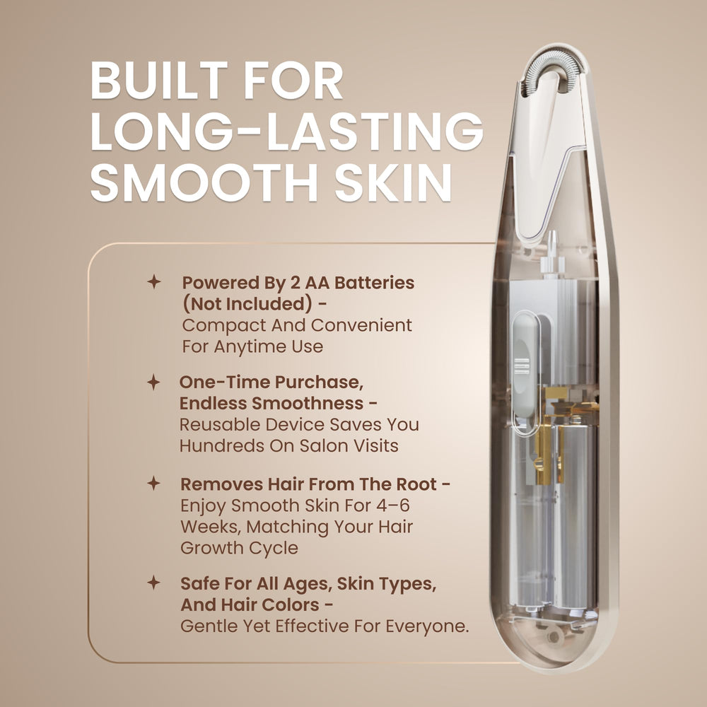 Cleaning brush included with Epilady Esthetic Pearl epilator for easy maintenance.