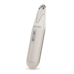 Epilady Esthetic Pearl epilator close-up shows precise facial hair removal capability.