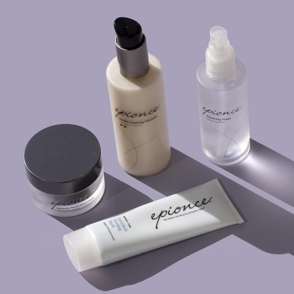 Epionce Enriched Firming Mask on skin shows improved texture and firmness potential.