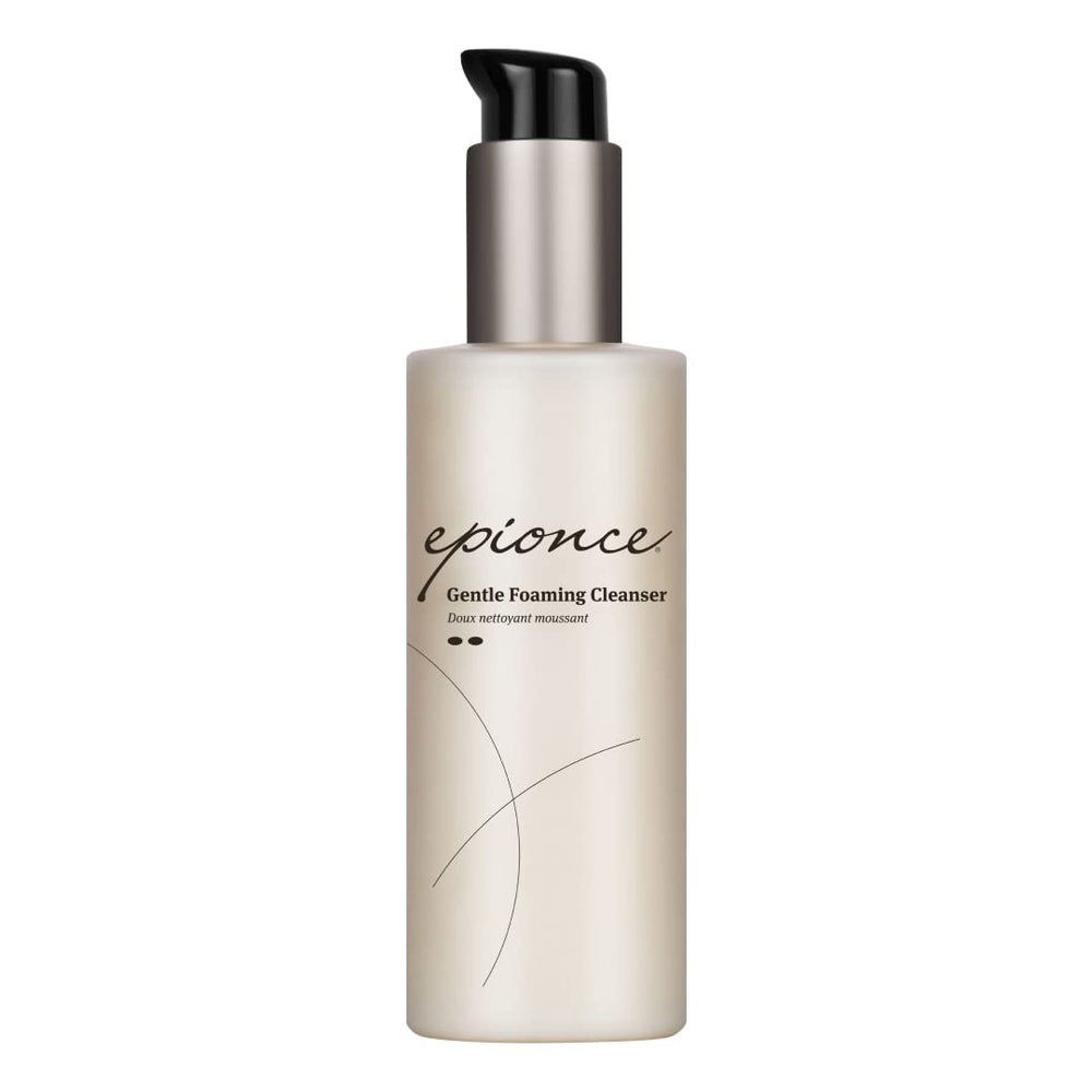 Epionce Gentle Foaming Cleanser bottle with pump for daily cleansing and makeup removal