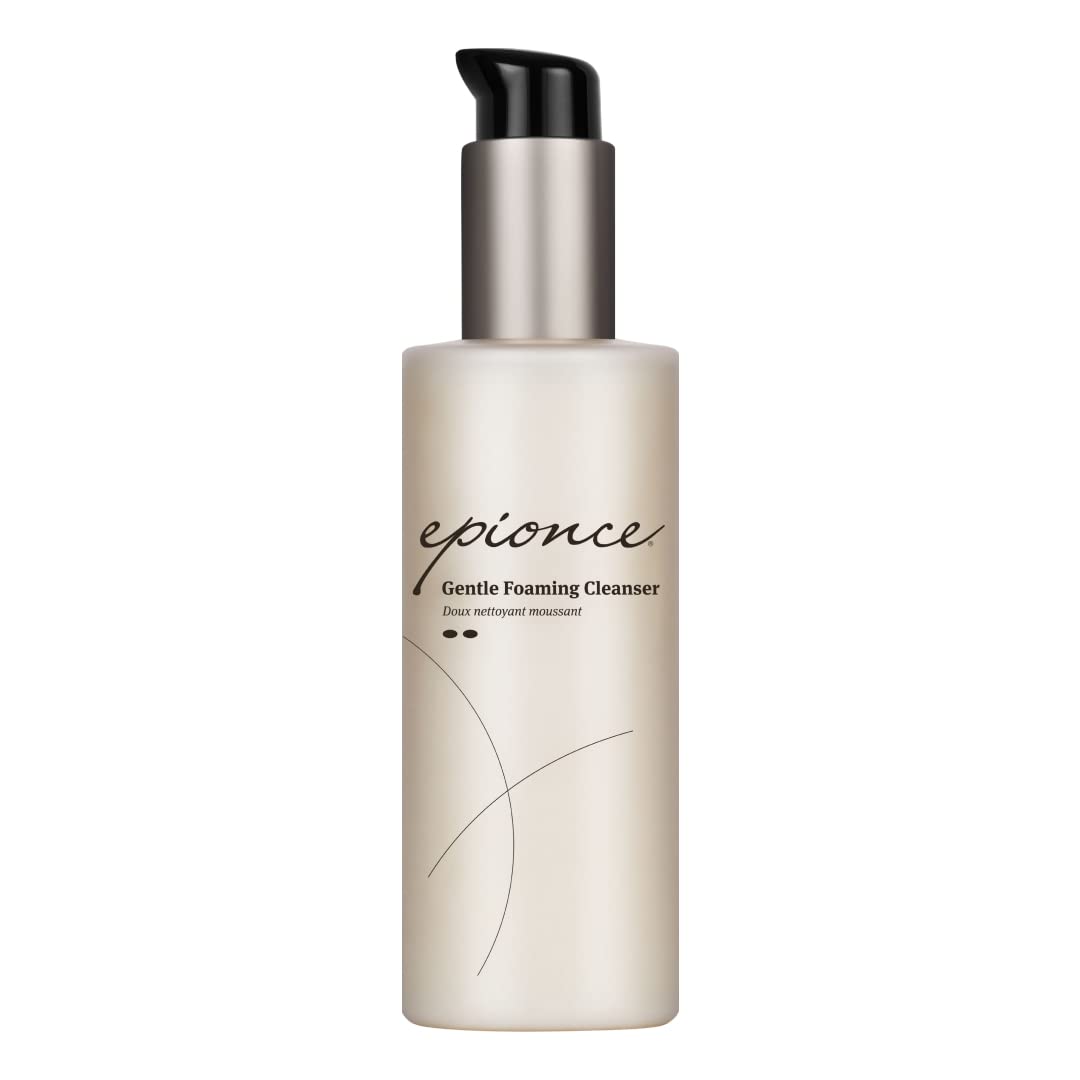 Epionce Gentle Foaming Cleanser bottle with pump for daily cleansing and makeup removal