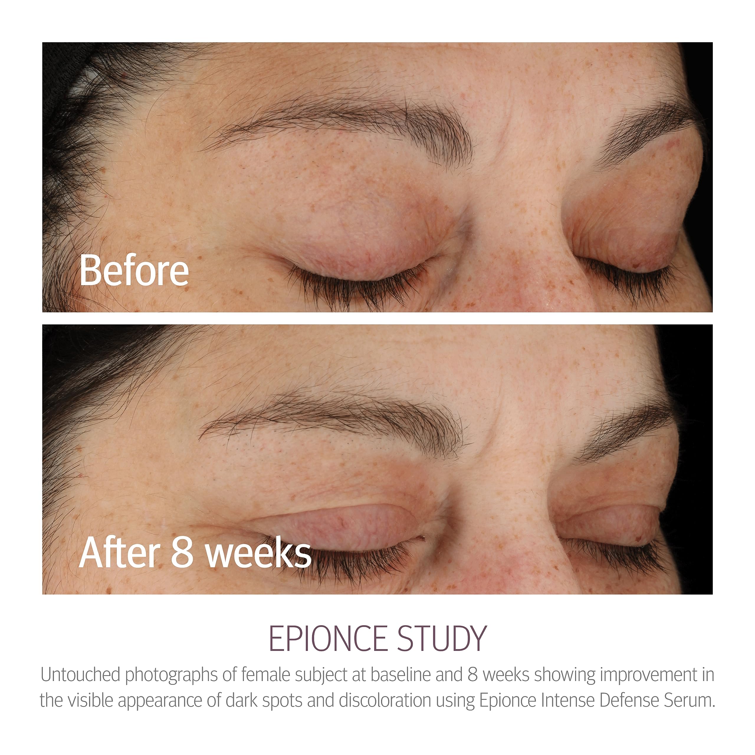 Epionce Intense Defense Serum dispensing action demonstrates controlled application.