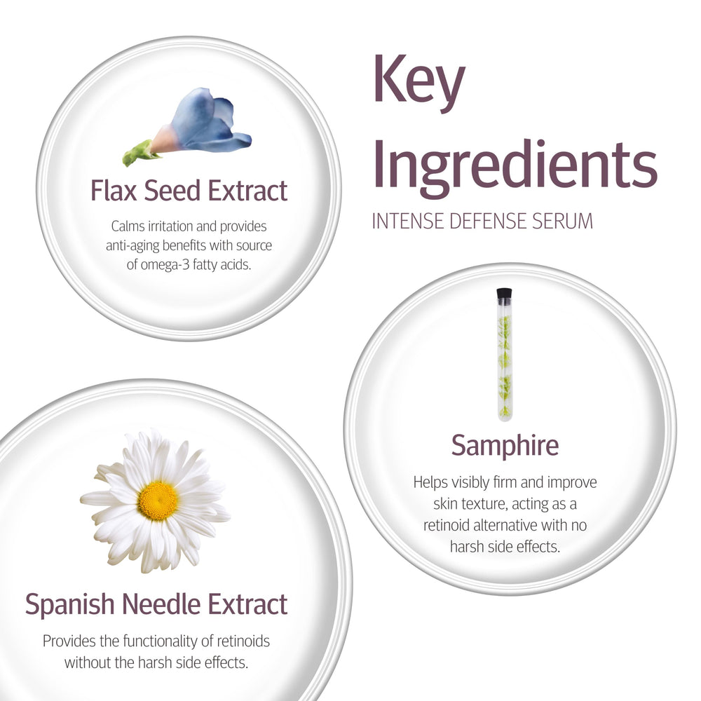 Epionce Intense Defense Serum on-hand application illustrates simple skincare routine.