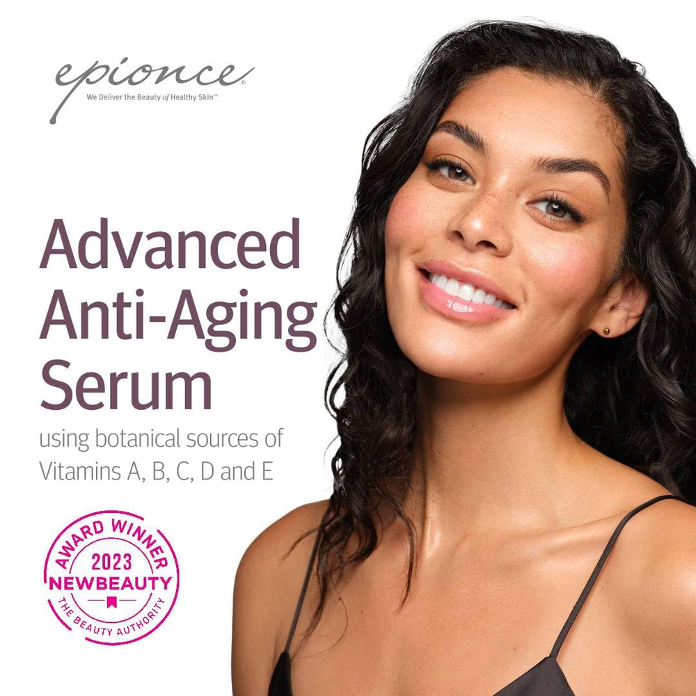 Epionce Intense Defense Serum packaging emphasizes clean, free-from ingredients.