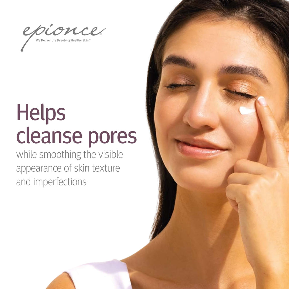 Epionce Lite Lytic Tx cream-texture close-up suggests smooth, non-irritating formula.