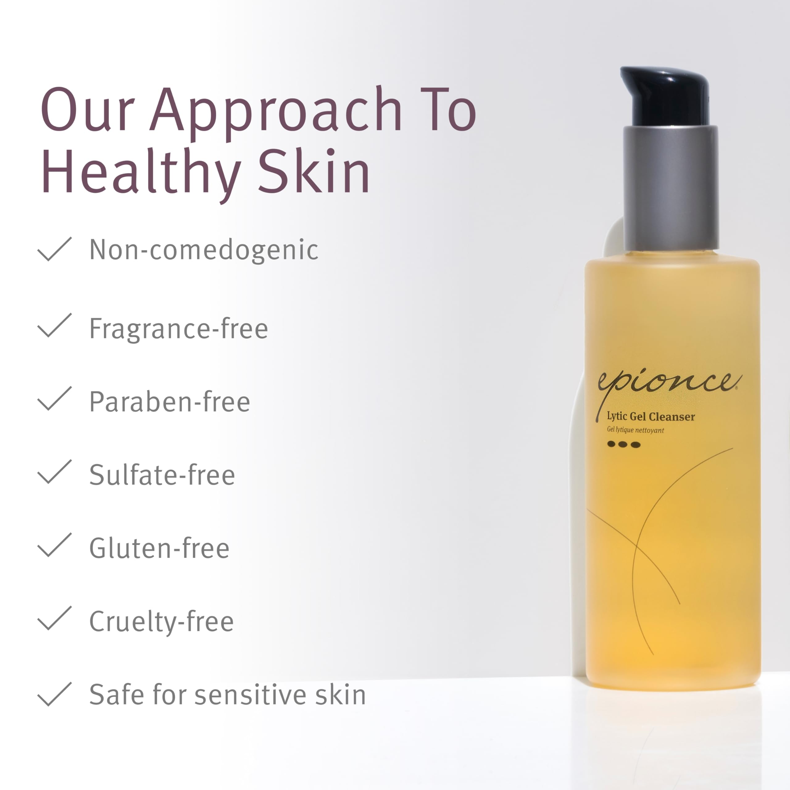 Epionce Lytic Gel Cleanser Purifying Toner pairing enhances cleansing routine