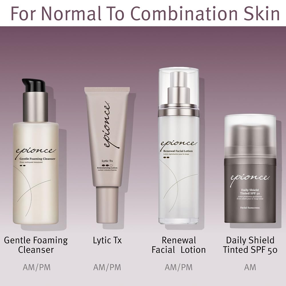 Epionce Lytic Tx hyaluronic-acid moisture boost shown on refreshed skin