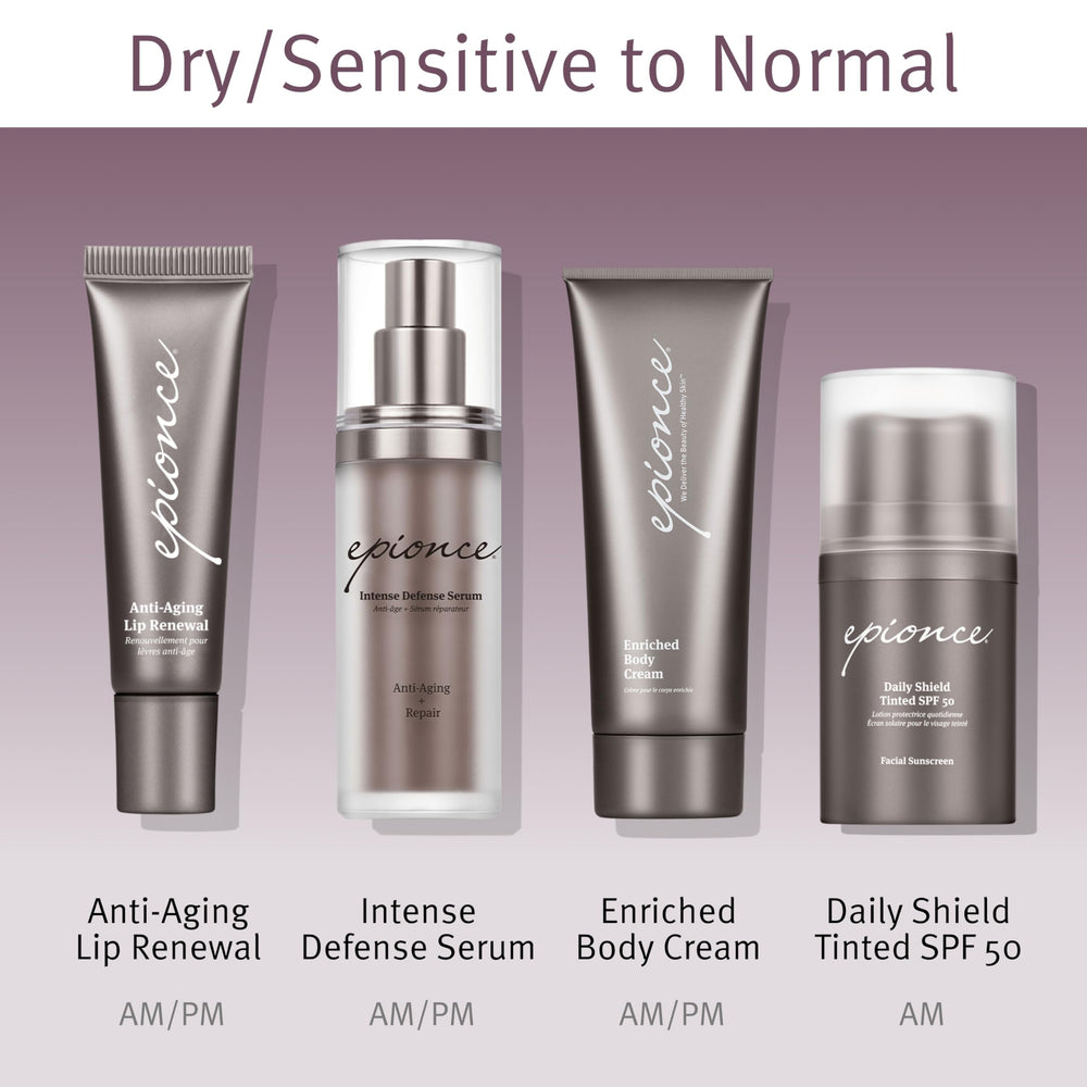 Epionce packaging and label convey brand credibility and product care.