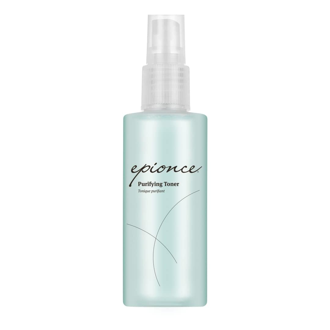 Epionce Purifying Toner bottle showing gentle cleanse and oil control for clear skin