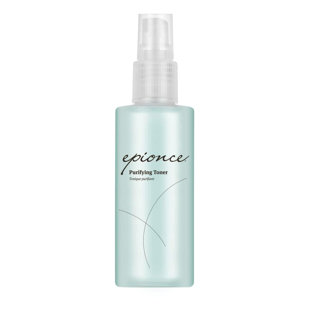 Epionce Purifying Toner bottle showing gentle cleanse and oil control for clear skin