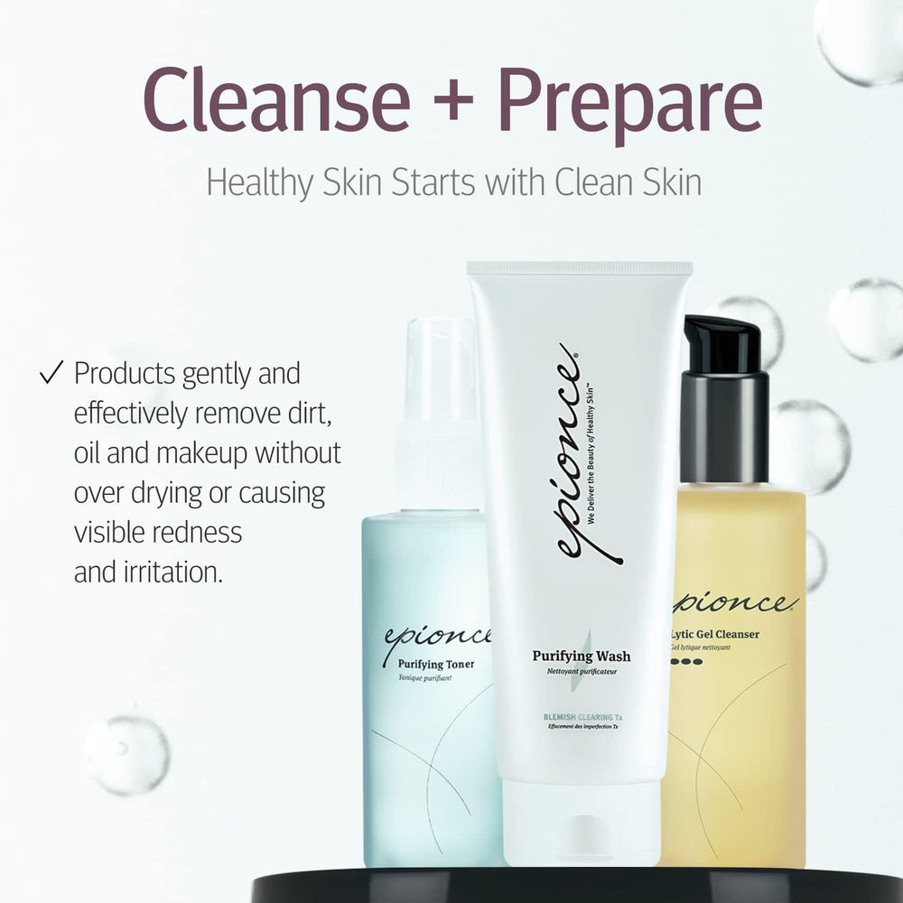 Epionce Purifying Toner menthol cooling effect on skin