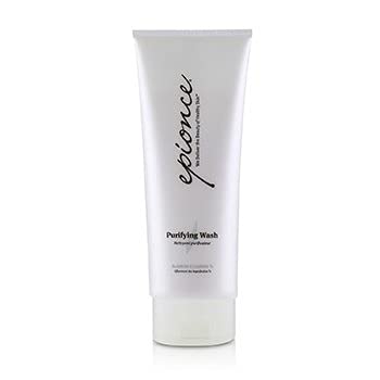 Epionce Purifying Wash foamy lather shown for universal cleansing