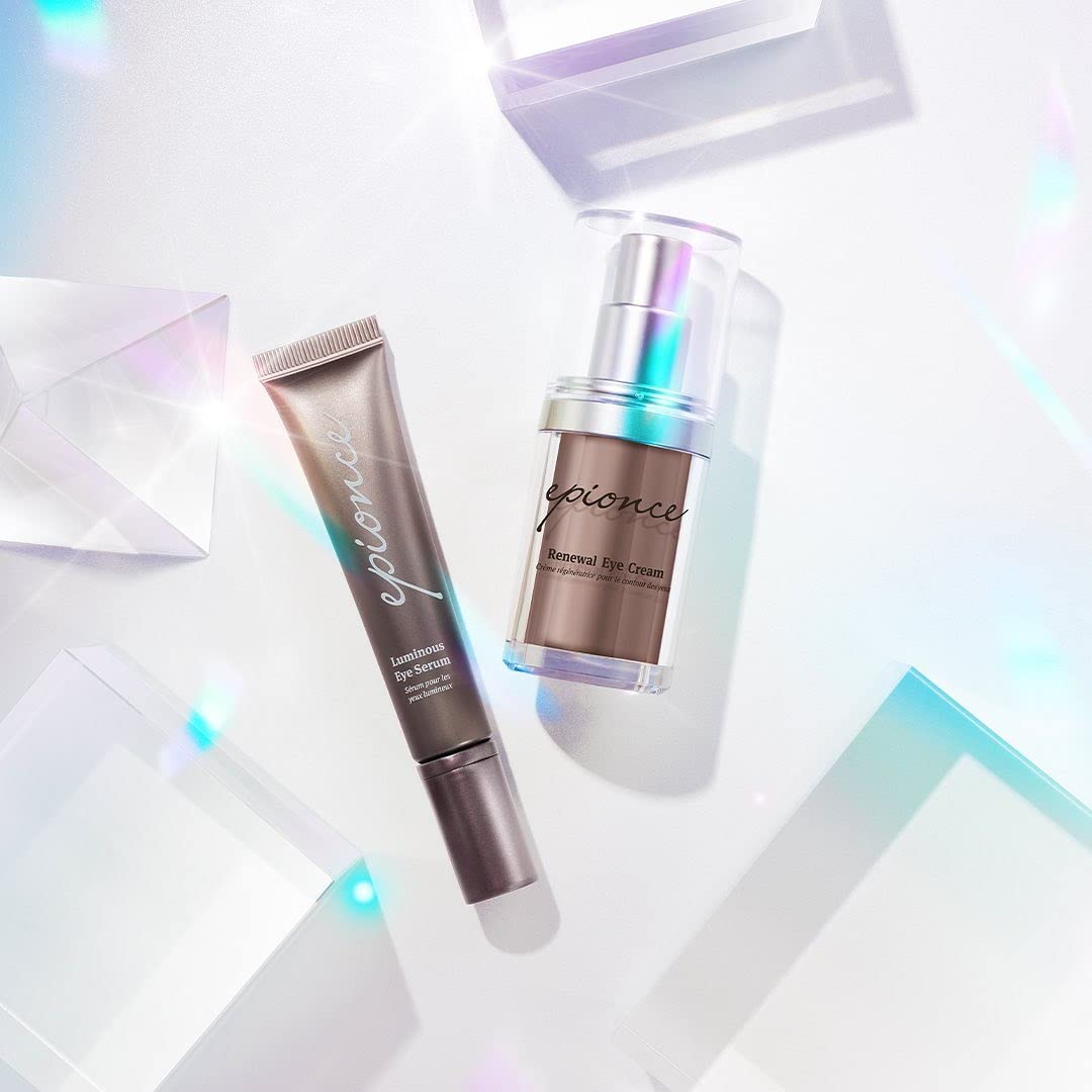Epionce Renewal Eye Cream under-eye-area image demonstrates gentle application.
