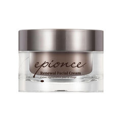 Epionce Renewal Facial Cream packaging shows premium jar for daily hydration support