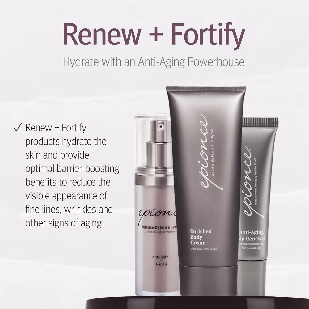 Epionce Renewal Lite pump-top closeup shows hygienic, easy dispensing.