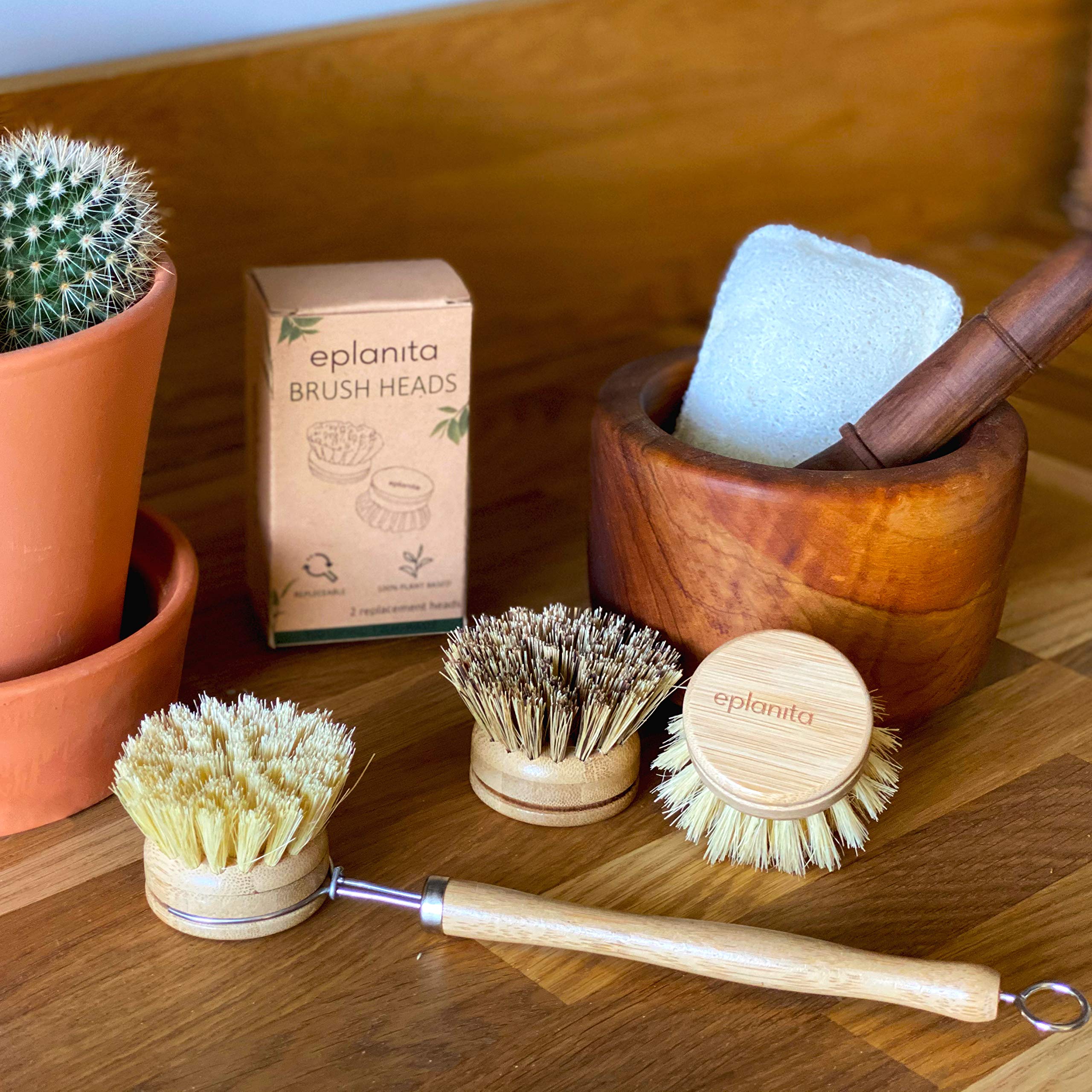 eplanita replacement heads support multipurpose cleaning in kitchen and beyond.