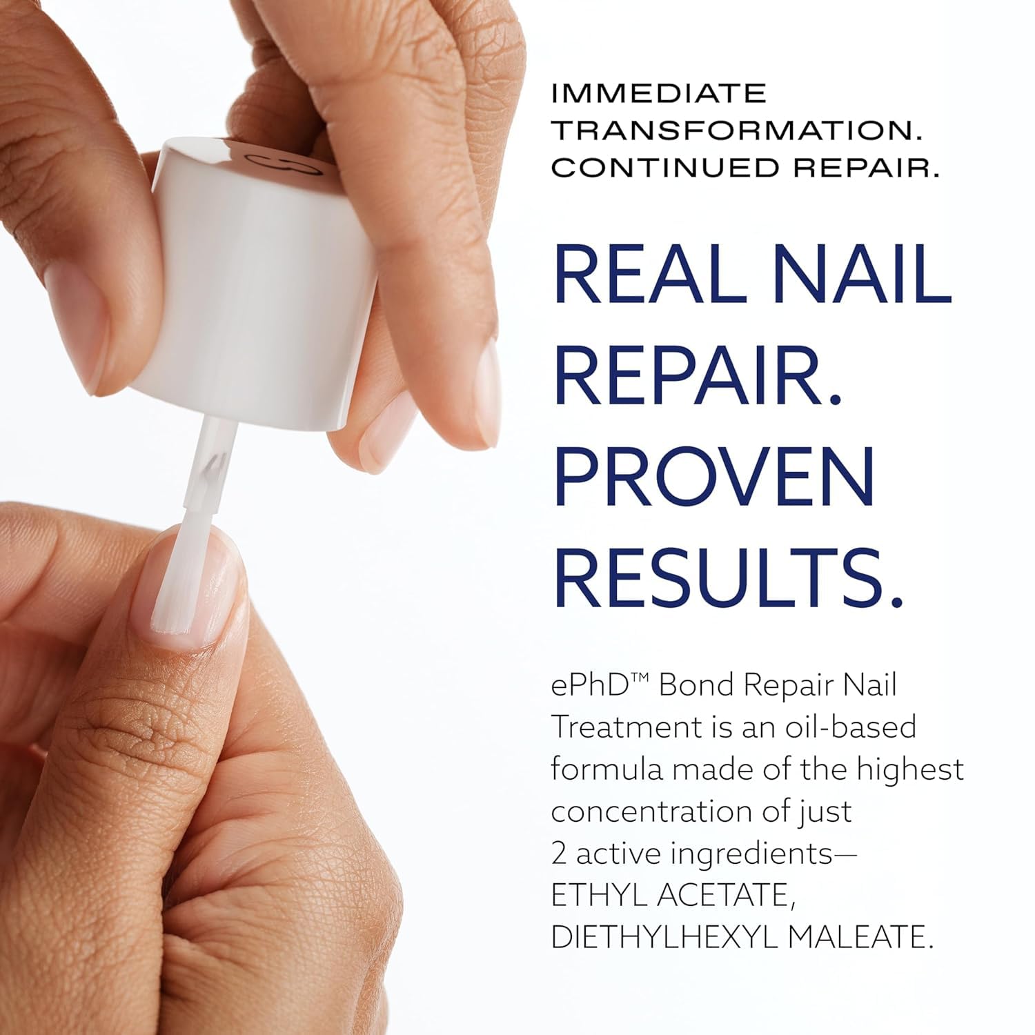 epres ePhD Bond Repair Nail packaging emphasizes patented formula and vegan care.