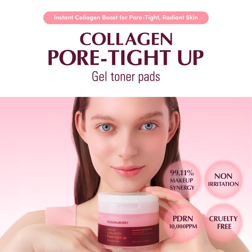 EQQUALBERRY gel pad application on skin delivers cooling soothing sensation