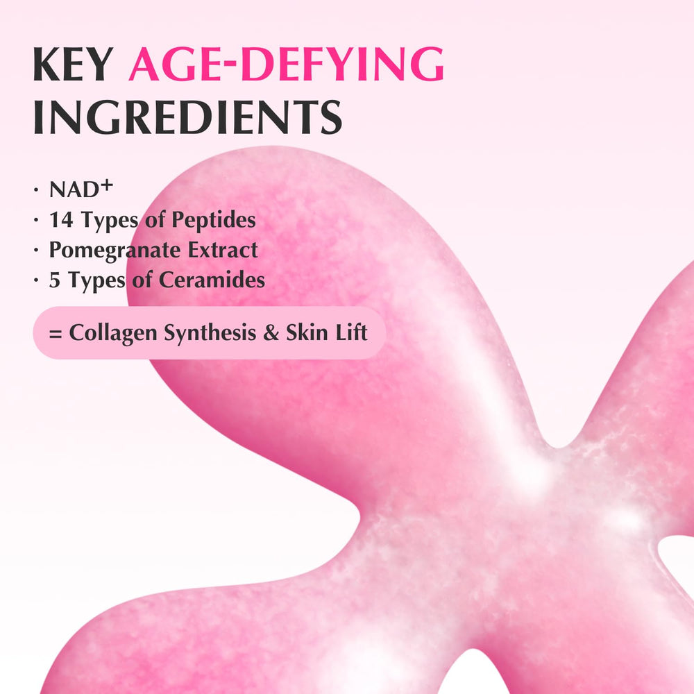 EQQUALBERRY NAD+ Peptide Serum ceramides visual underscores moisture barrier support.