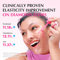 EQQUALBERRY NAD+ Peptide Serum on the face demonstrates fast absorption.