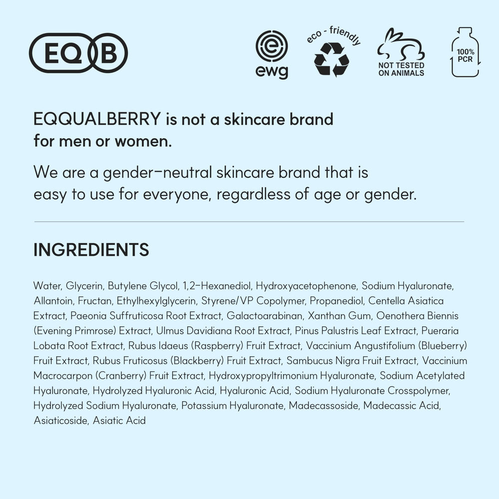 EQQUALBERRY Swimming Pool Toner Pads Centella Asiatica soothes sensitive skin for balanced comfort