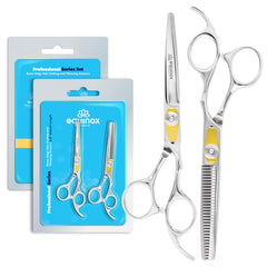 Equinox Razor Edge 6.5-inch cutting scissors for precise home and salon-quality cuts.