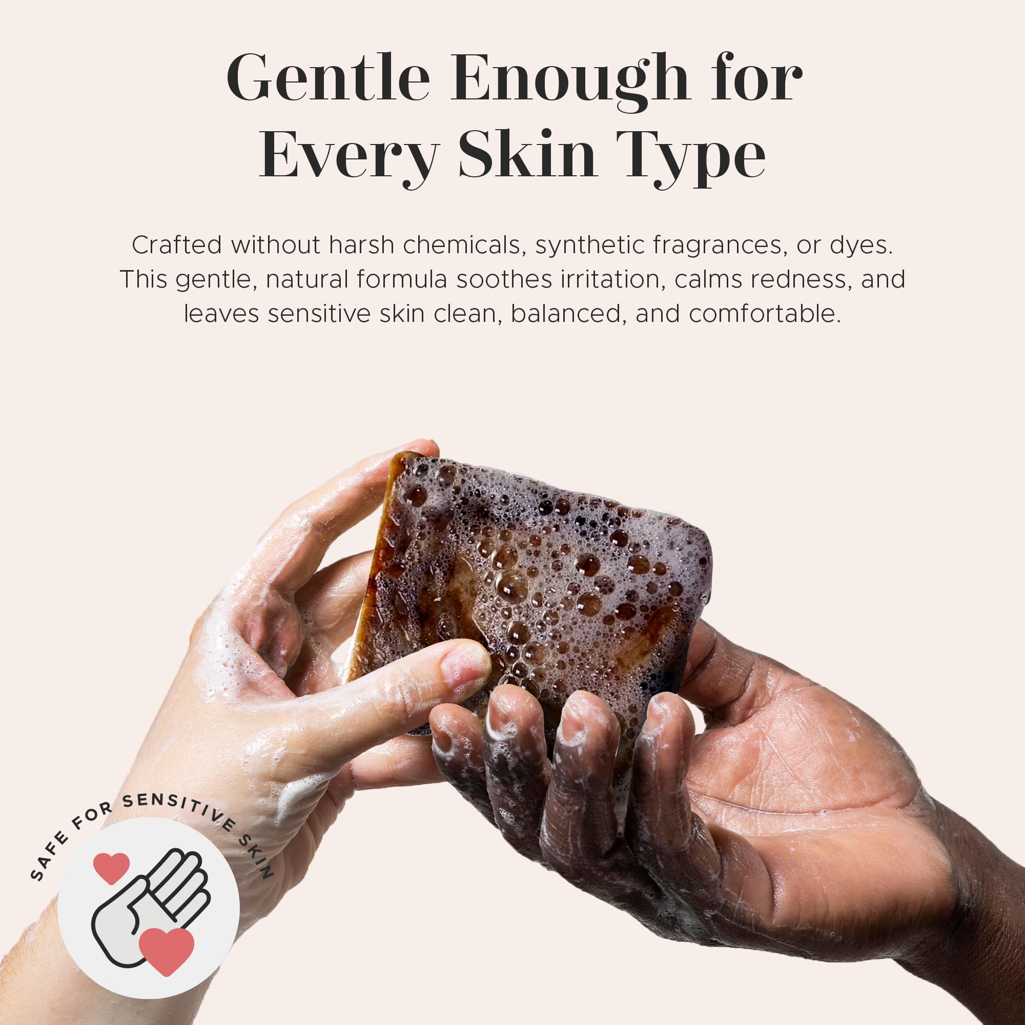 era of nature Ghana-made soap packaging highlights pure vegan ingredients for everyday cleansing