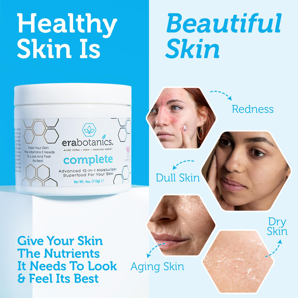 Era Organics 12-in-1 formula tub showcases nutrient-dense superfood blend for skin