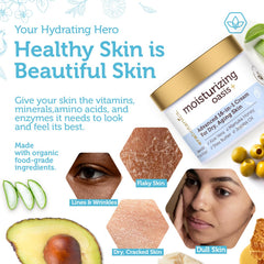Era Organics Advanced Face Moisturizer bottle pump shows easy nightly application and even coverage.