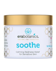 Era Organics Cream Redness Relief jar demonstrates soothing daily moisture.