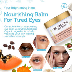 Era Organics Eye Moisturizer texture swirl illustrating creamy balm consistency