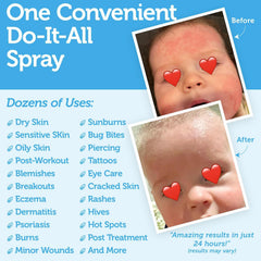 Era Organics Happy Skin HOCL toner closeup label – pH balanced, safe formula.