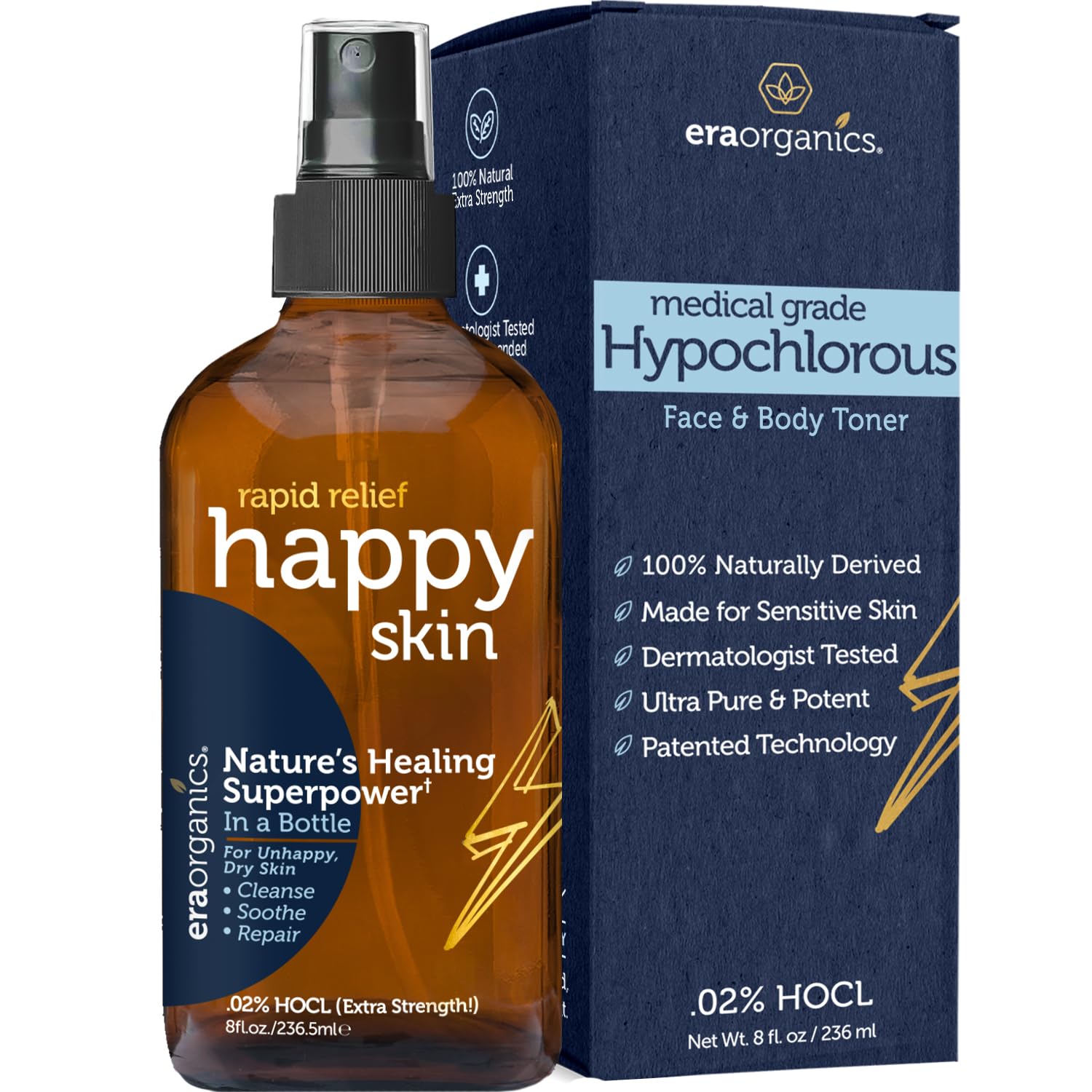Era Organics Happy Skin HOCL toner family-use – suitable for all ages in a shared skincare routine.