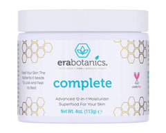 Era Organics Manuka Honey Face Cream packaging close-up highlighting sustainable ingredients for daily nourishment