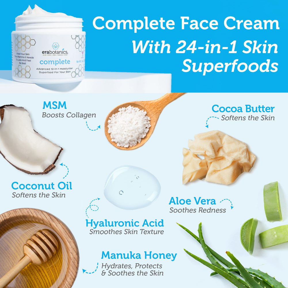 Era Organics Manuka Honey Face Cream logo close-up emphasizes planet-friendly sourcing