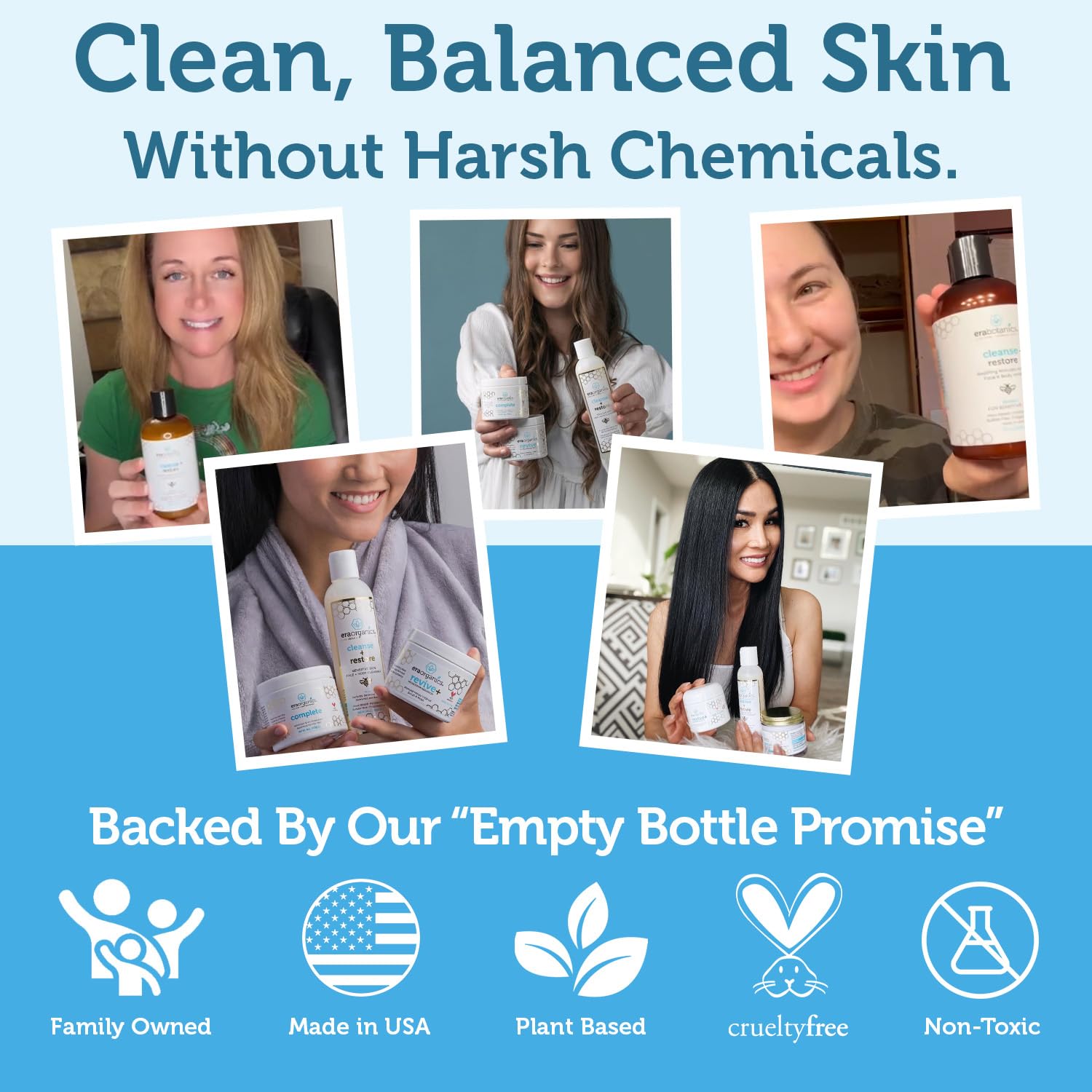 Era Organics Manuka Honey Face Wash Made in USA emphasizes ethical sourcing and quality.