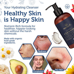 Era Organics face wash in bathroom scene ready for daily cleanse