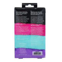ERASE YOUR FACE dual-sided cloth shown with exfoliating side for smoother skin.