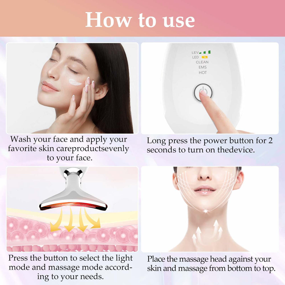 erdnretl skin-care-absorption-boost helps product uptake with multi-color LED modes