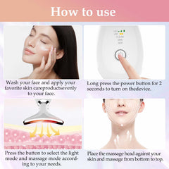 erdnretl skin-care-absorption-boost helps product uptake with multi-color LED modes
