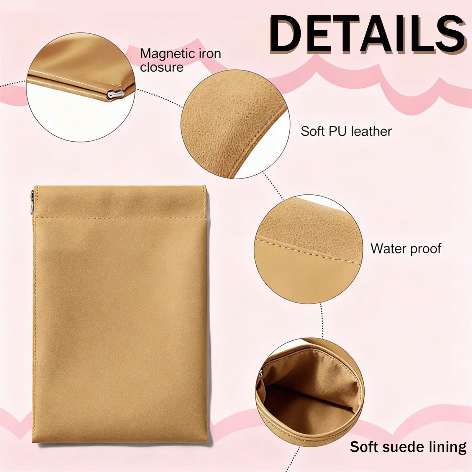 EREBLOOM Leather Pouch gift-ready design suitable for travel lovers