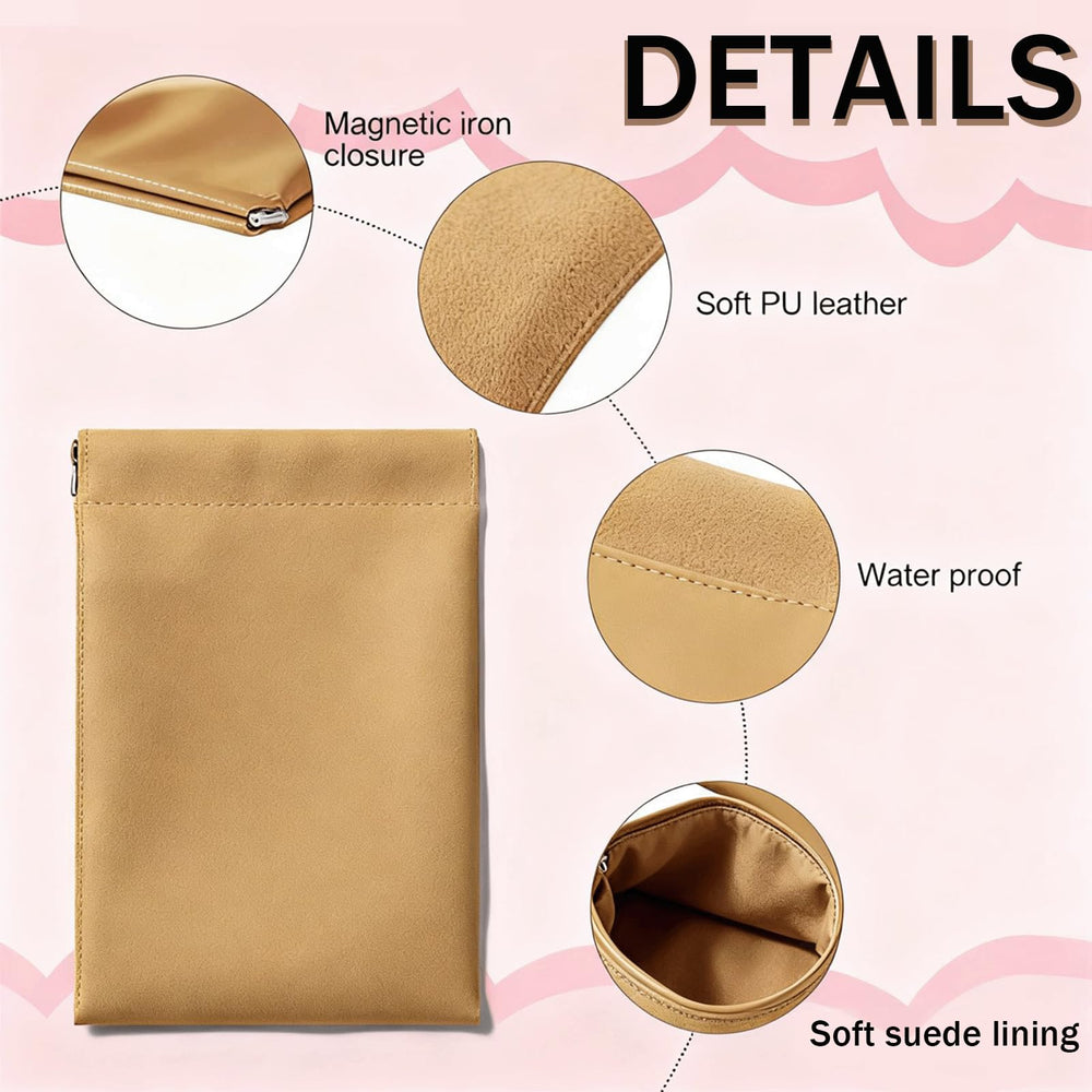 EREBLOOM Leather Pouch gift-ready design suitable for travel lovers