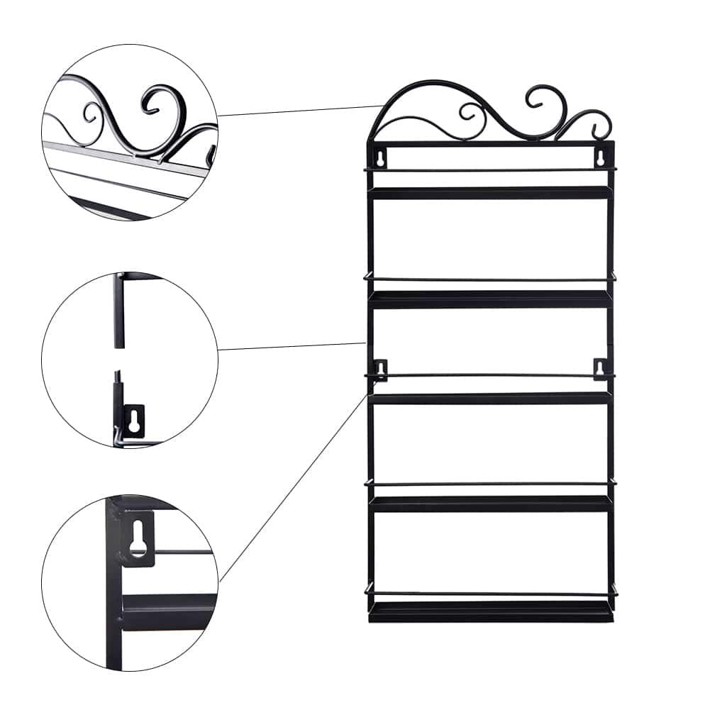 ERYTLLY nail polish rack maximizes countertop space and quick bottle access.