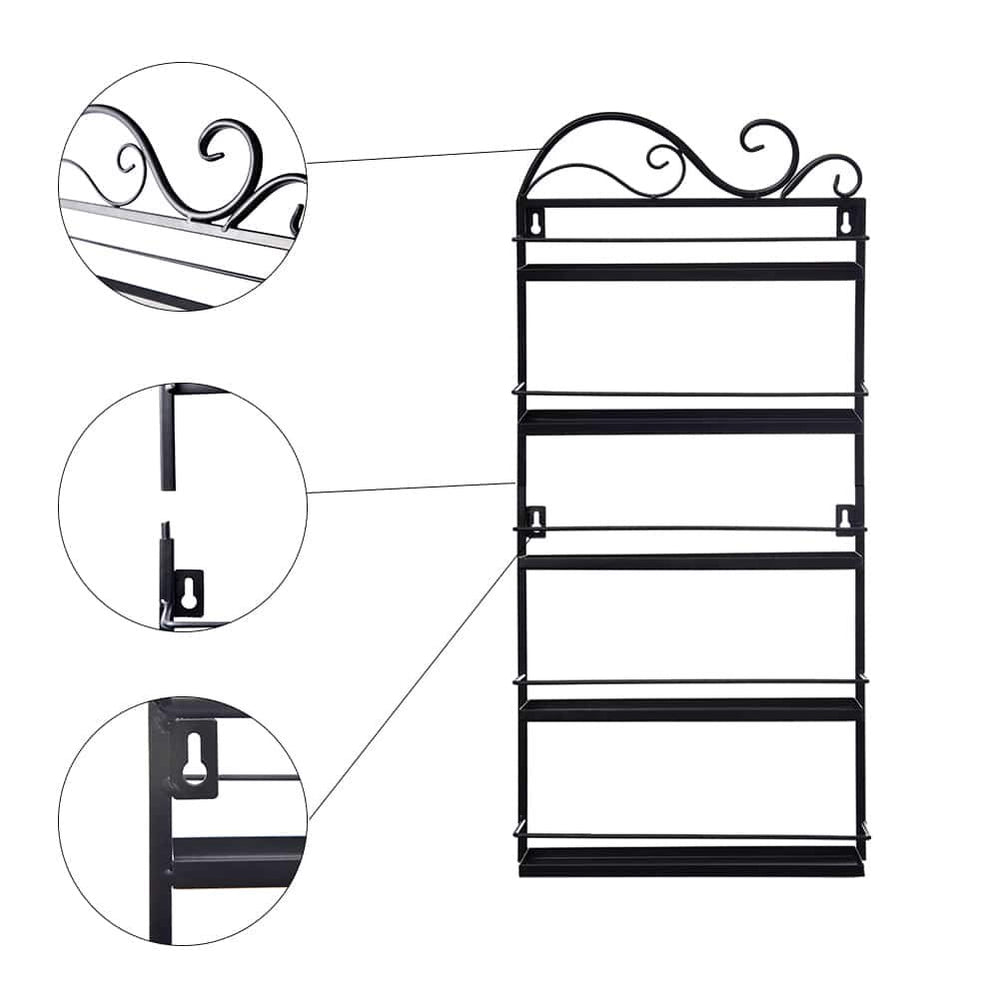 ERYTLLY nail polish rack maximizes countertop space and quick bottle access.